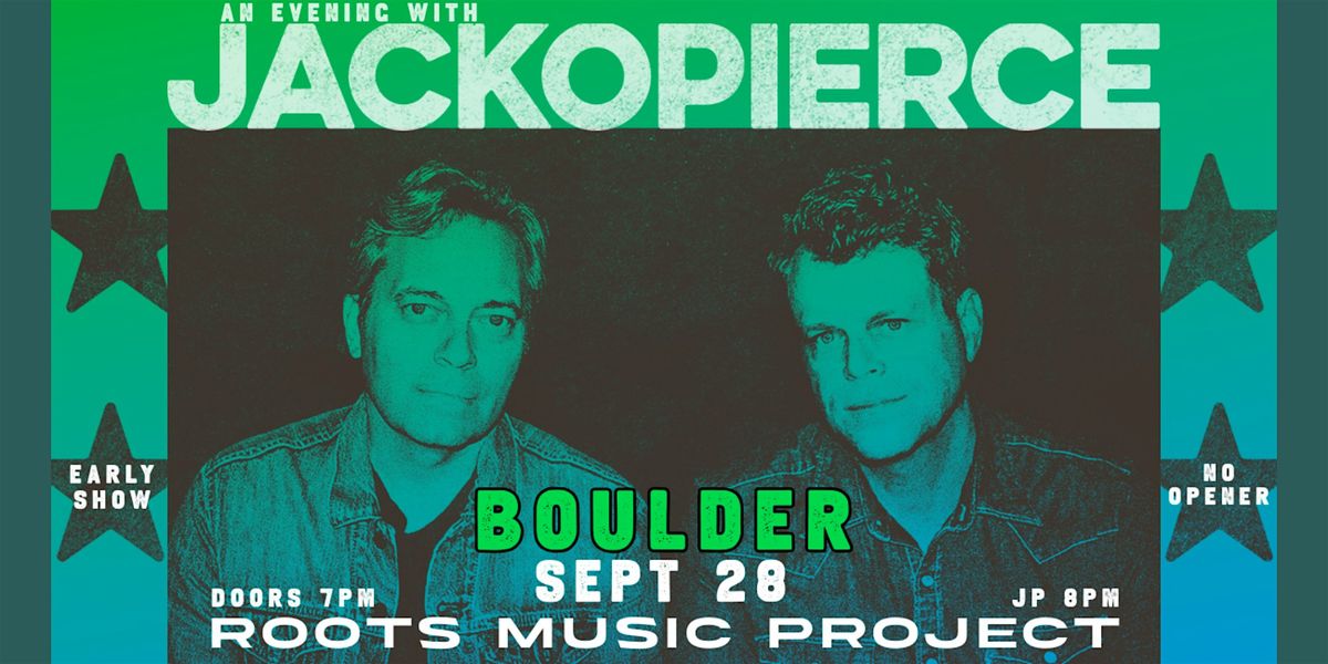 Jackopierce - An Evening of Folk-Rock Harmonies