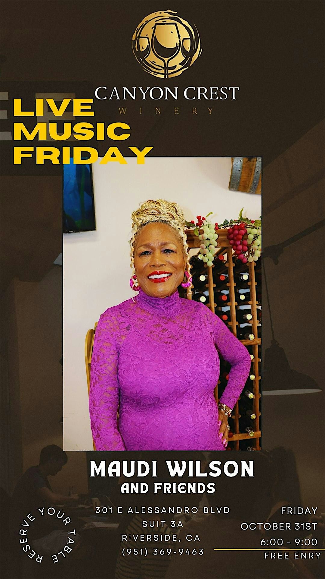 Live Music Friday Feat. Maudi Wilson and Friends