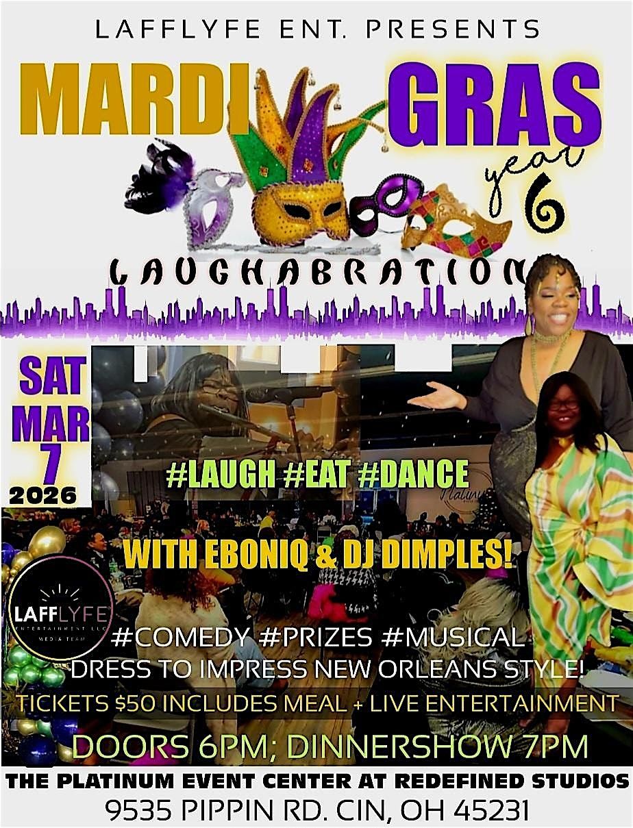 MARDI GRAS LAUGHABRATION 2026