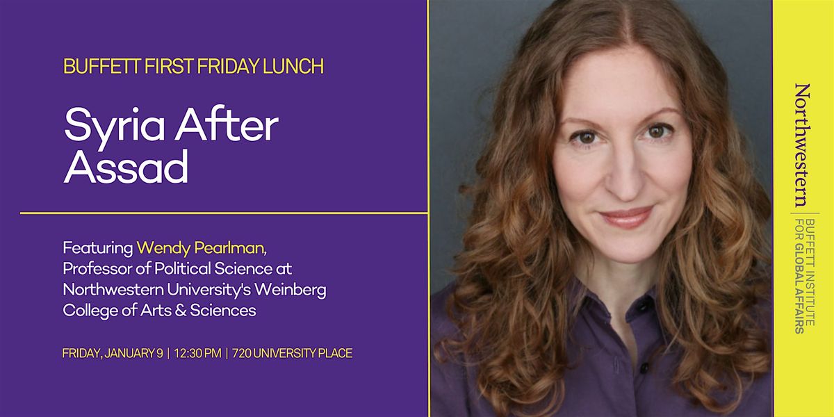 Buffett First Friday Lunch: Syria After Assad