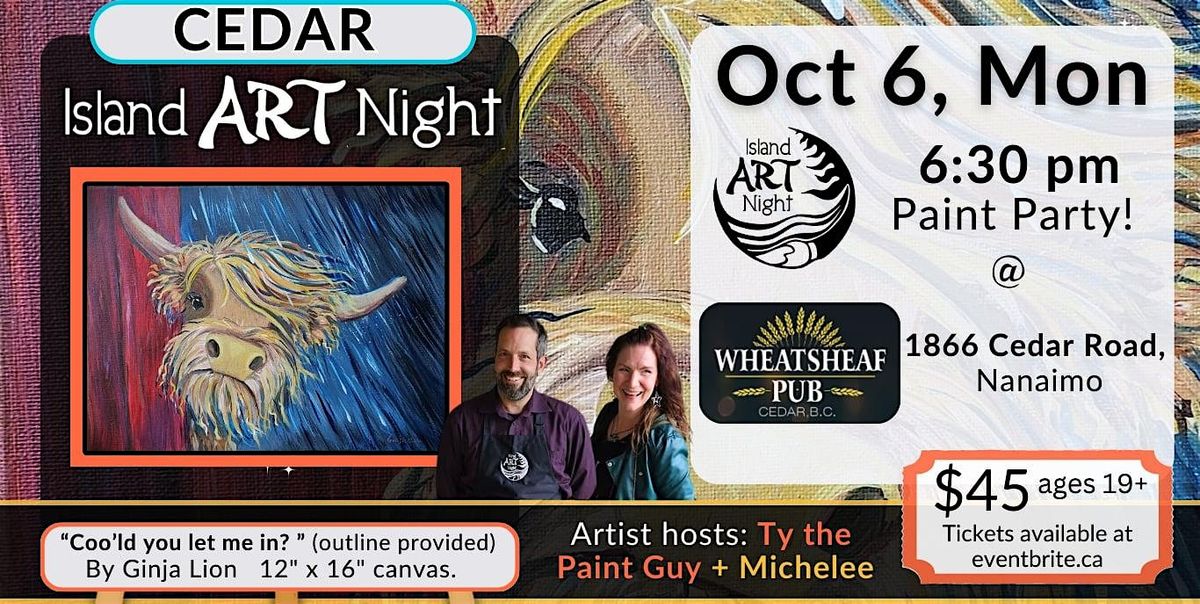 Join Ty and Michelee for  a Monday night paint party at The Wheaty!