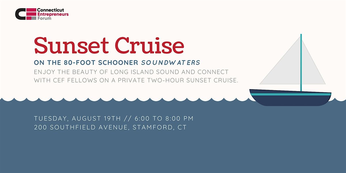 Sunset Cruise with CT Entrepreneurs Forum