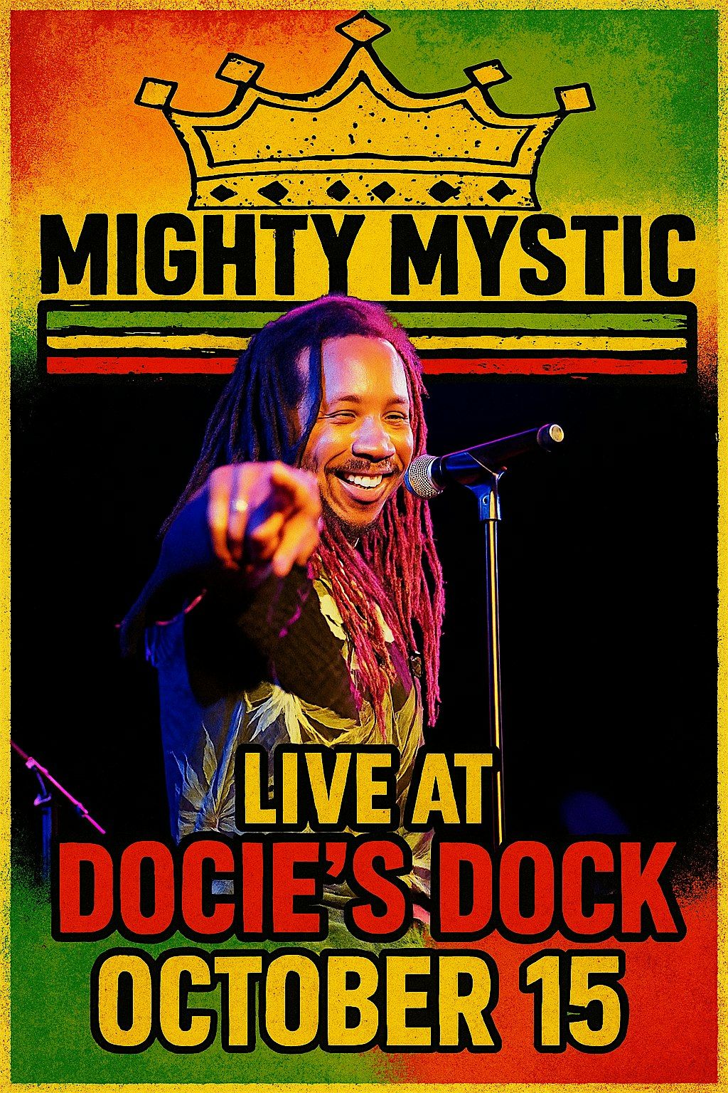 Mighty Mystic Live at Docie's Dock Fort Walton Beach, FL -- October 15th