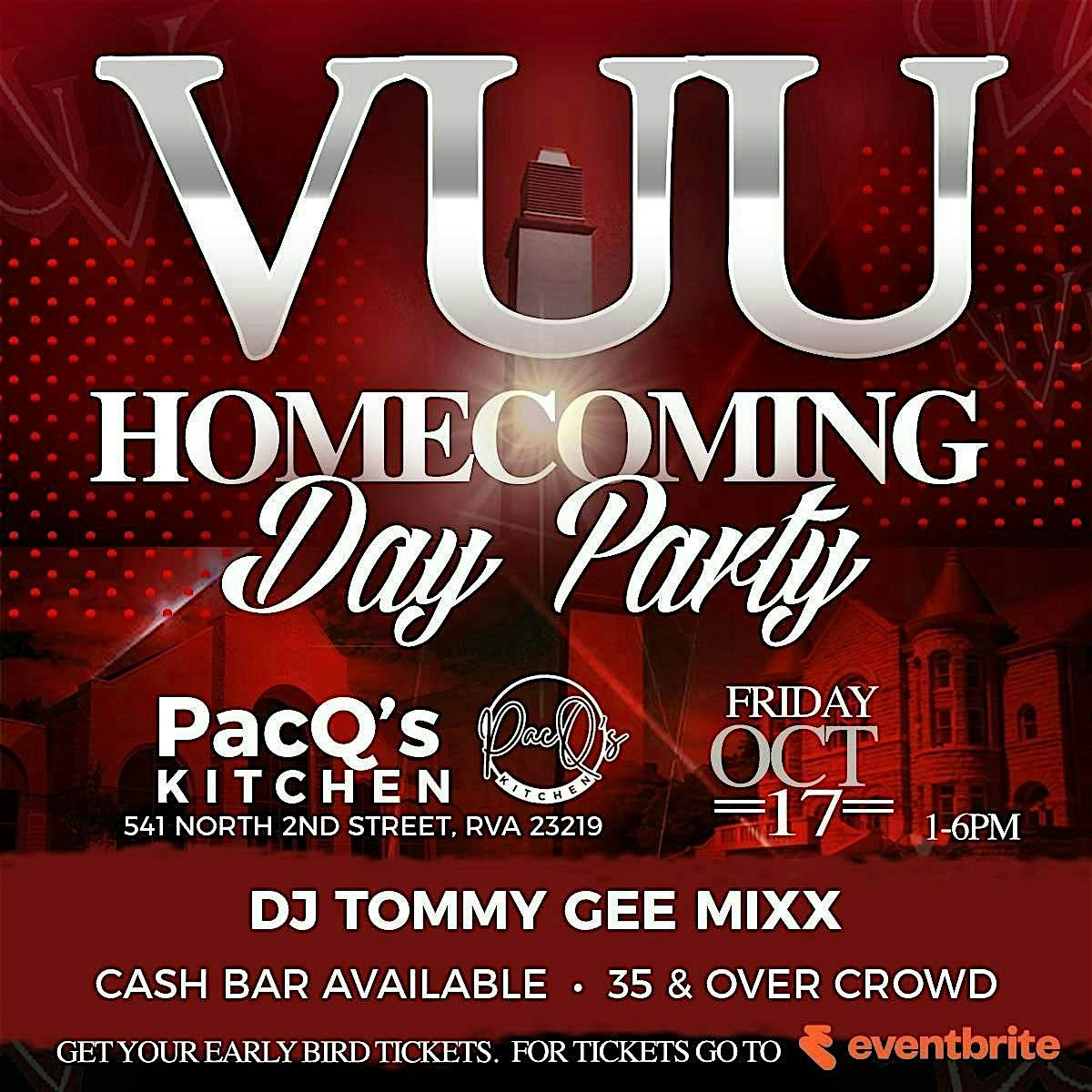 VUU Homecoming DAY PARTY
