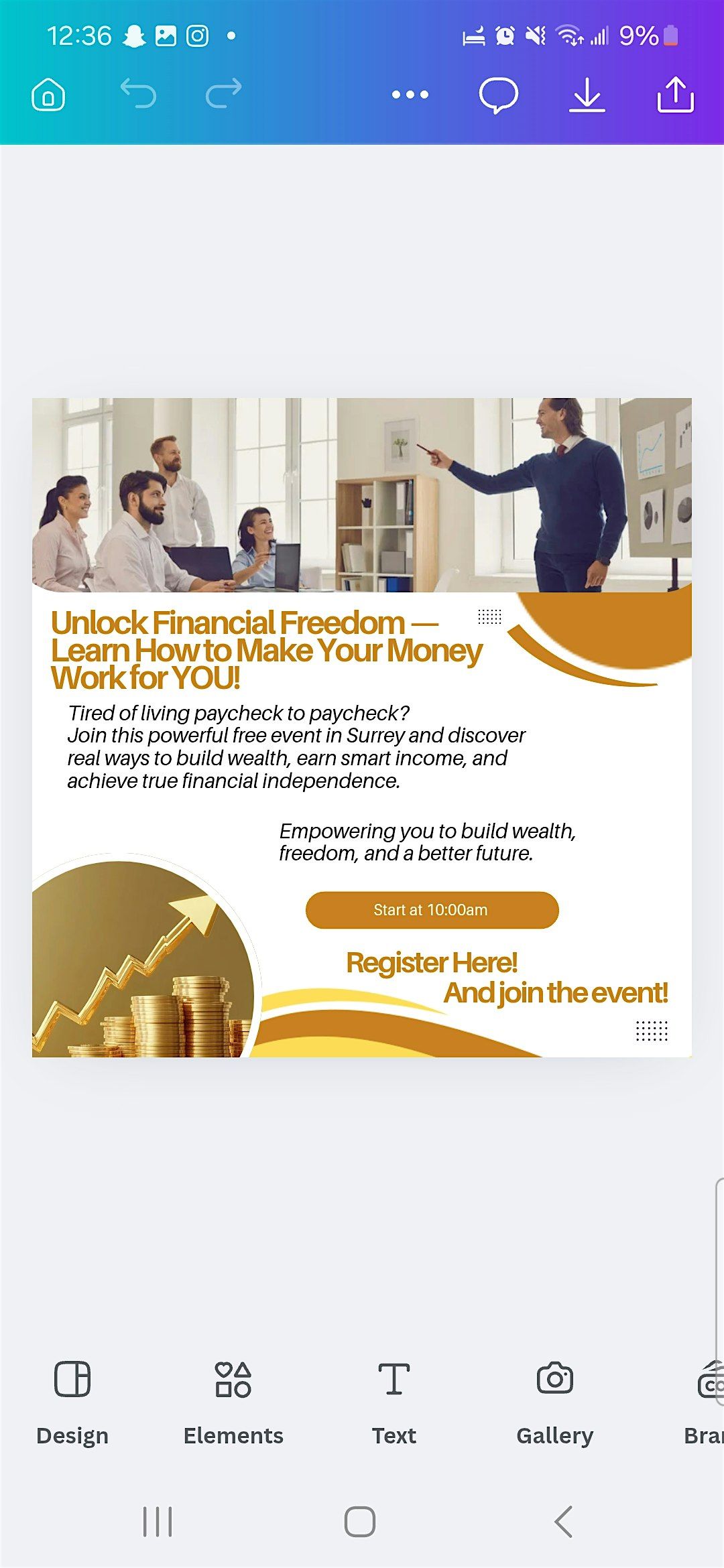 Financial Freedom Workshop: