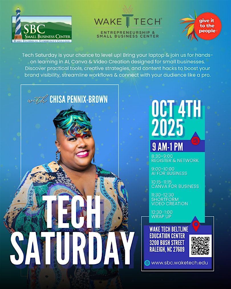 Tech Saturday for Small Business