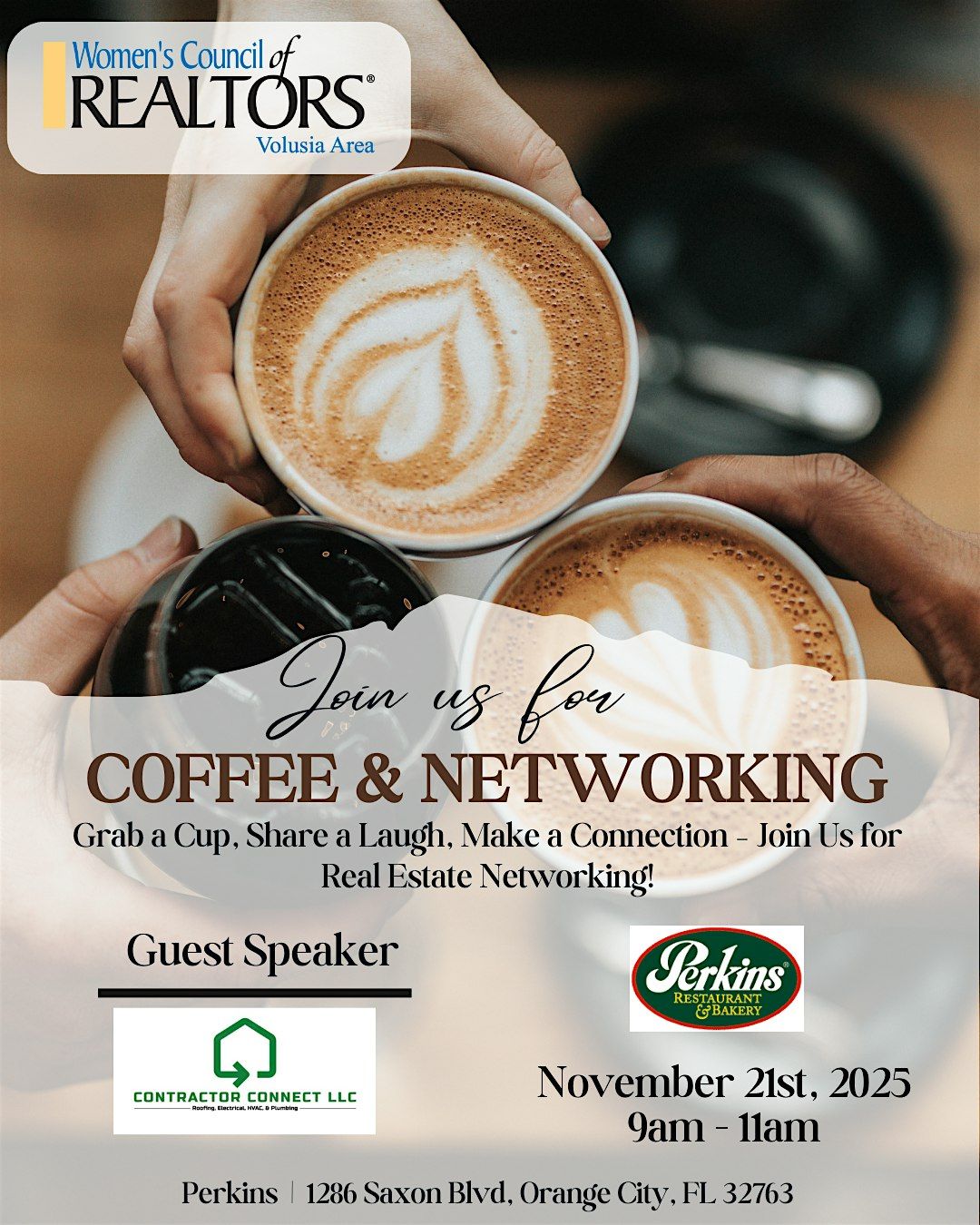 Coffee & Networking with Women's Council of REALTORS\u00ae Volusia Area