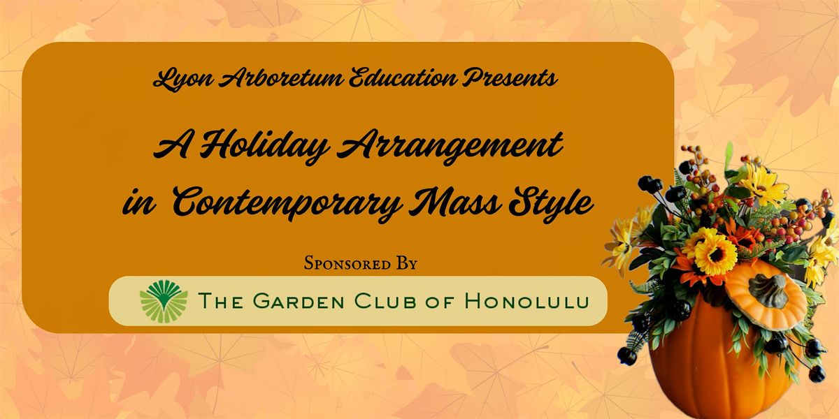 A Holiday Arrangement in Contempoary Mass Style