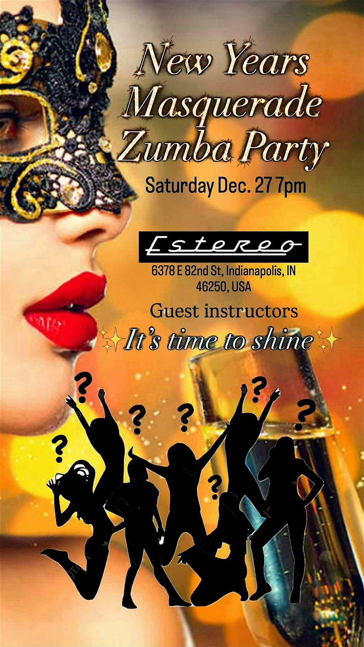 New Years Masquerade Zumba Party