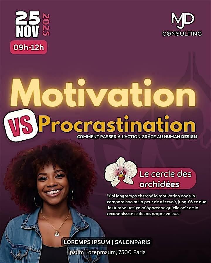 Motivation vs Procrastination :  passer \u00e0 l\u2019action gr\u00e2ce au Human Design