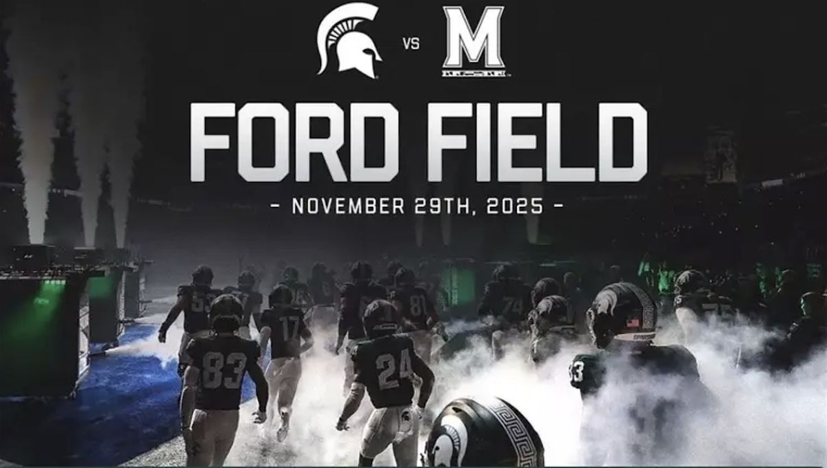 Detroit Spartans take on Ford Field for MSU v Maryland (Game Time: TBA)