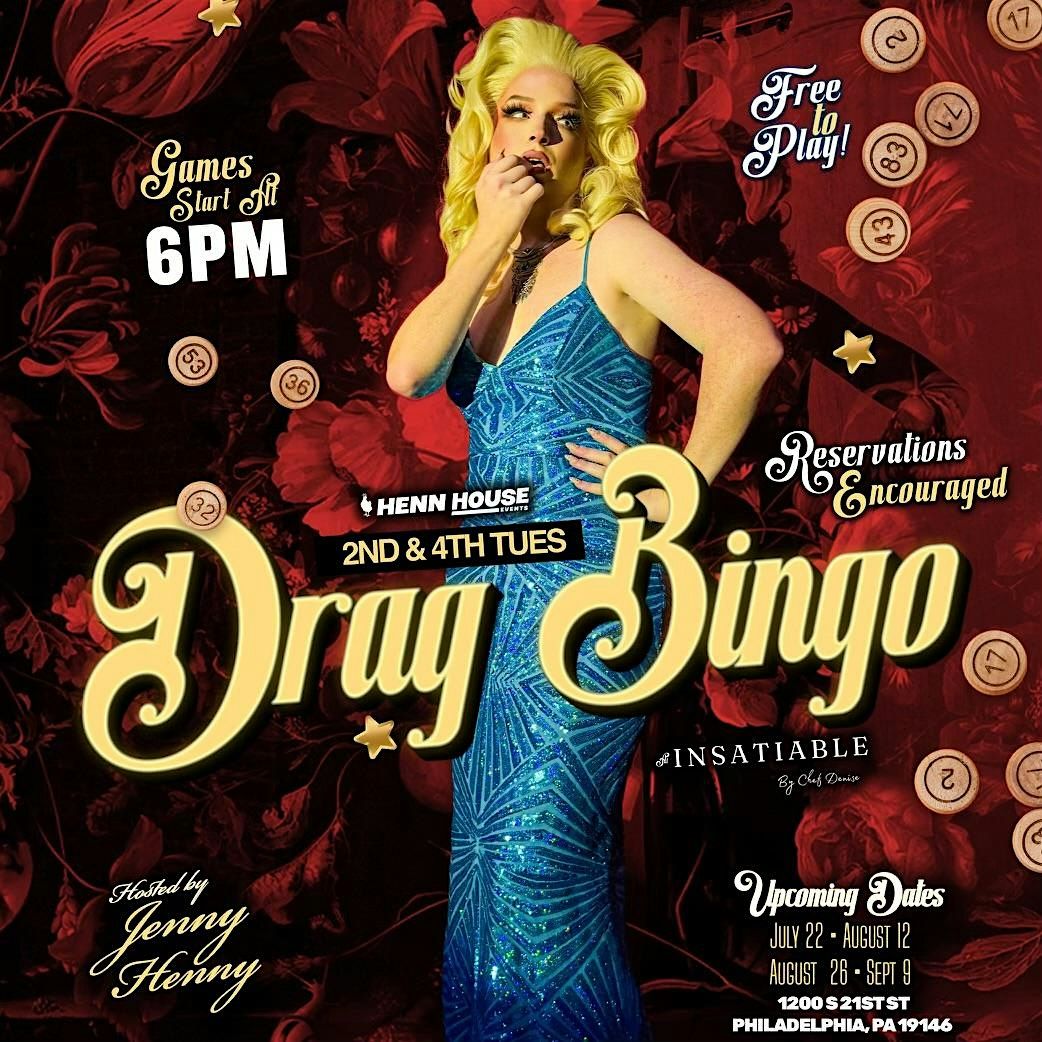 Drag Bingo at Insatiable
