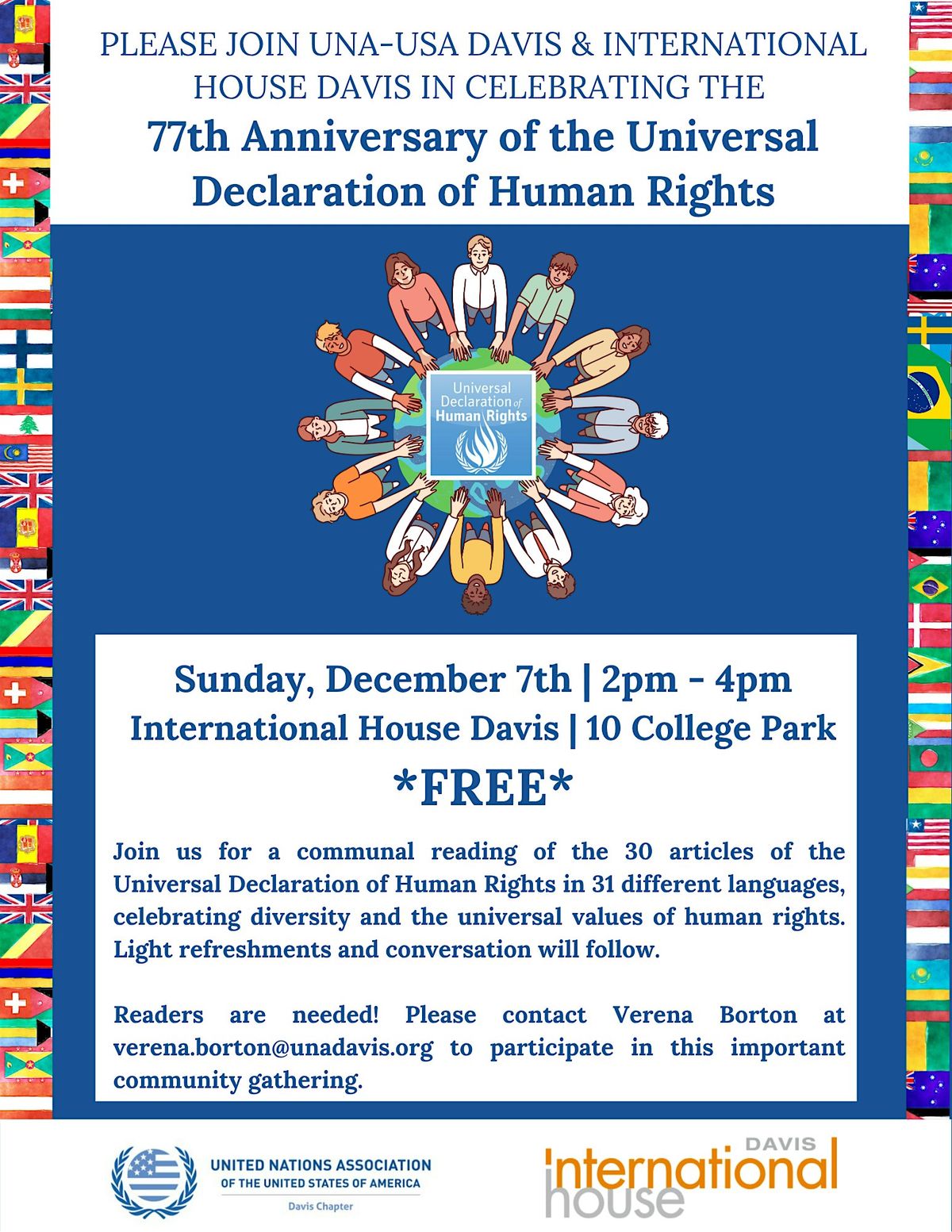 77th Anniversary of the Universal Declaration of Human Rights at 10 ...