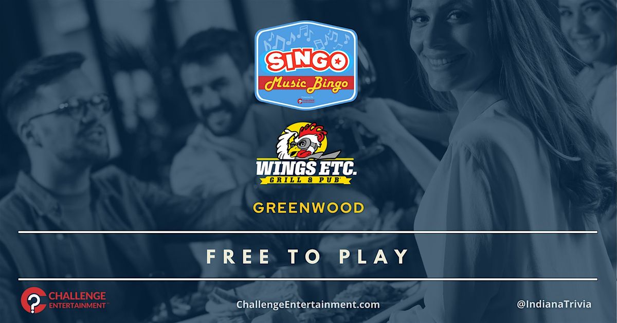 Weekly SINGO Bingo Nights at Wings Etc.