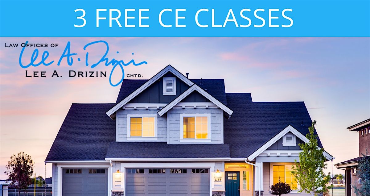 3 Free CE classes