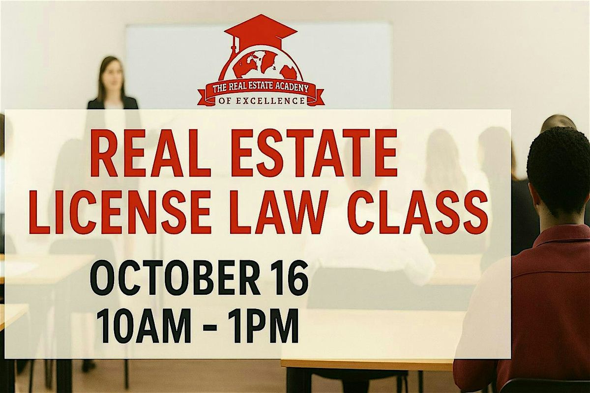 Real Estate License Law 3 hr CE