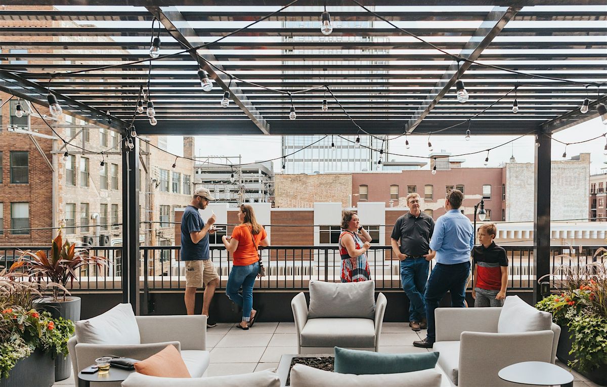 Mercantile Apartments Rooftop Grill Out