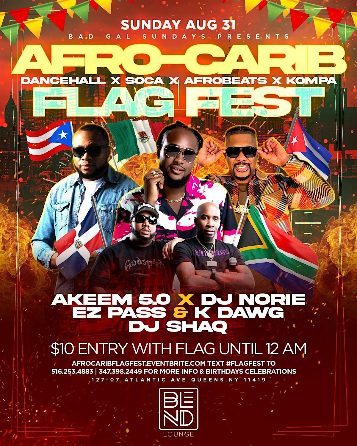 Afro-Carib Flag Fest @ Bad Gal Sundays