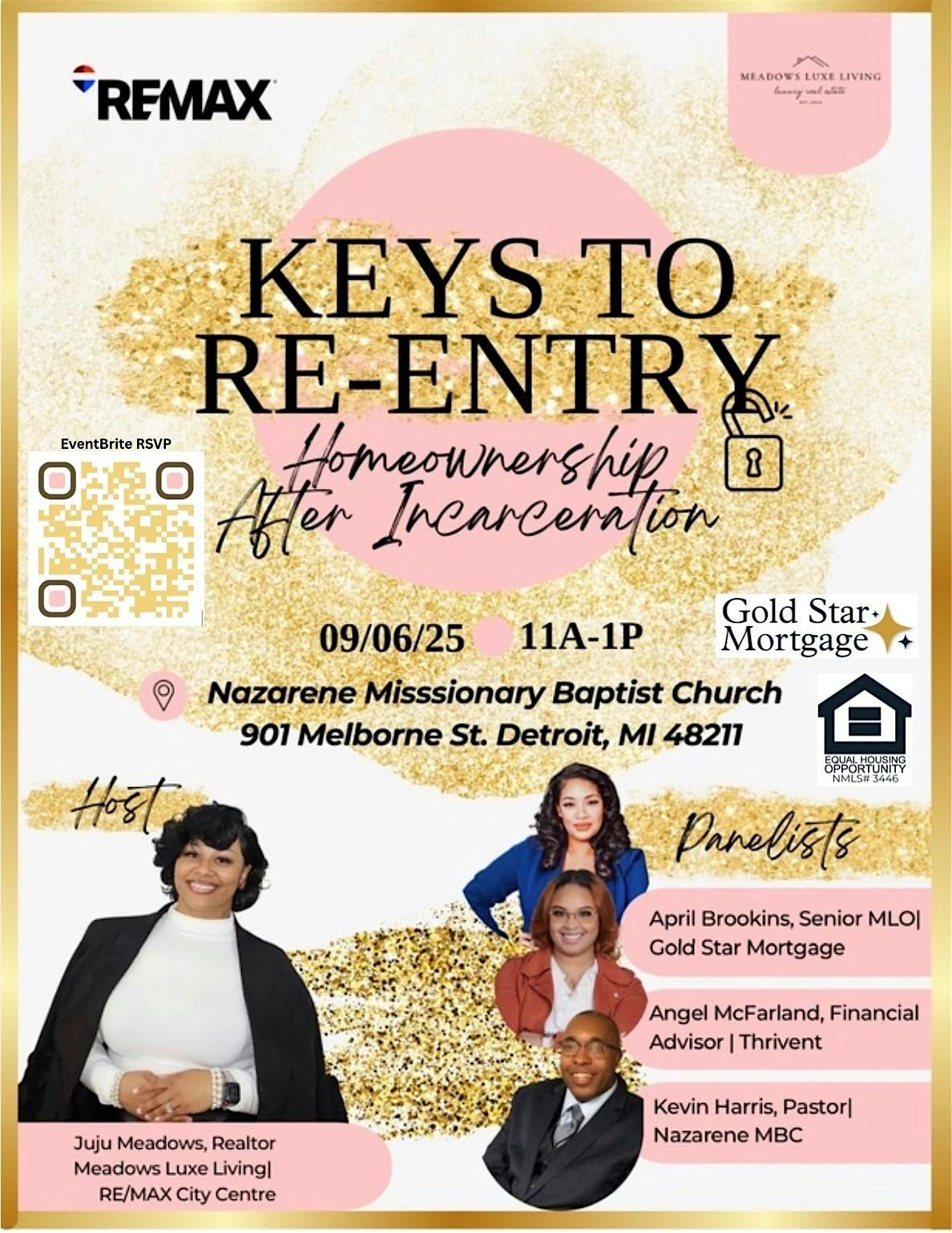Keys to Re Entry! The Homeownership Action plan
