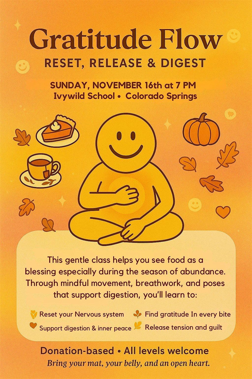 Gratitude Flow: Reset, Release & Digest