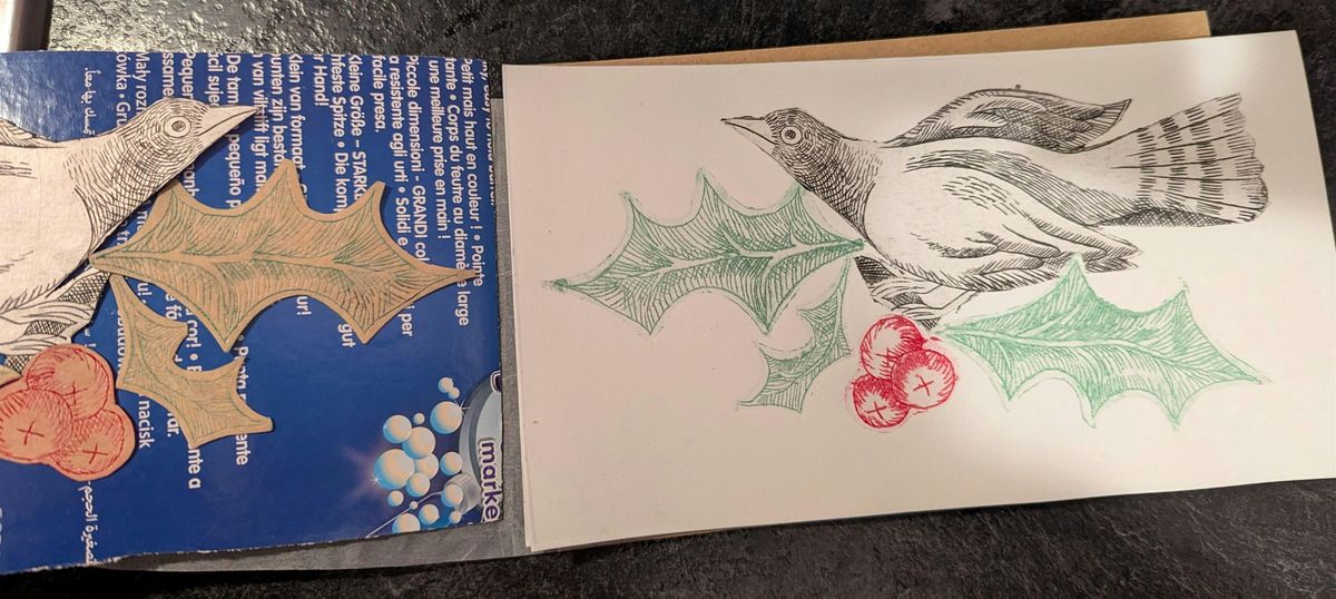 Festive Workshop Series ~ Printmaking: Festive Etching for Holiday Cards