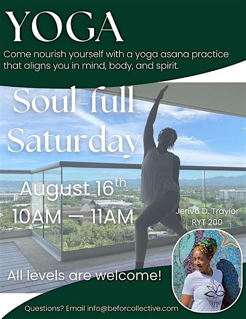 Soulful Saturday Yoga