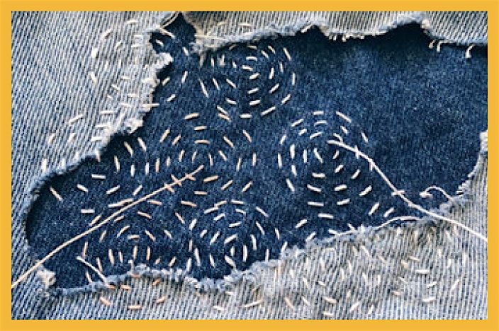 Free Skillshares: Sashiko Mending with Mei Ge