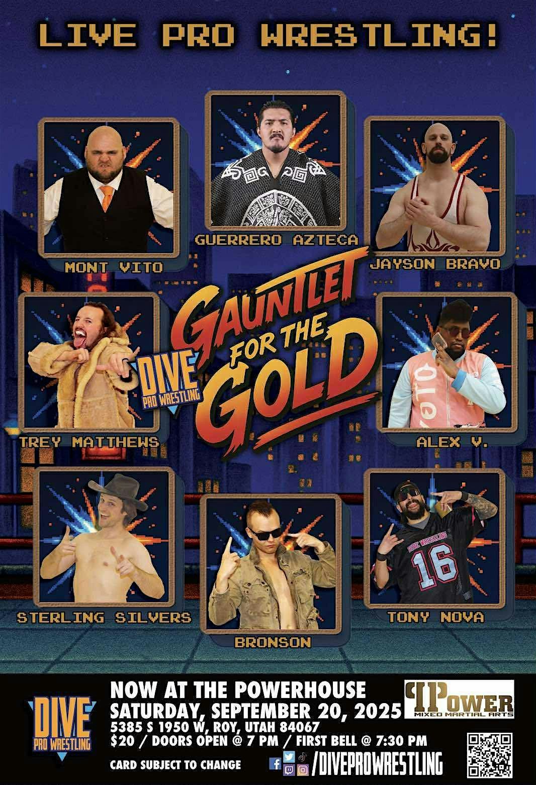 Dive Wrestling: Gauntlet For The Gold