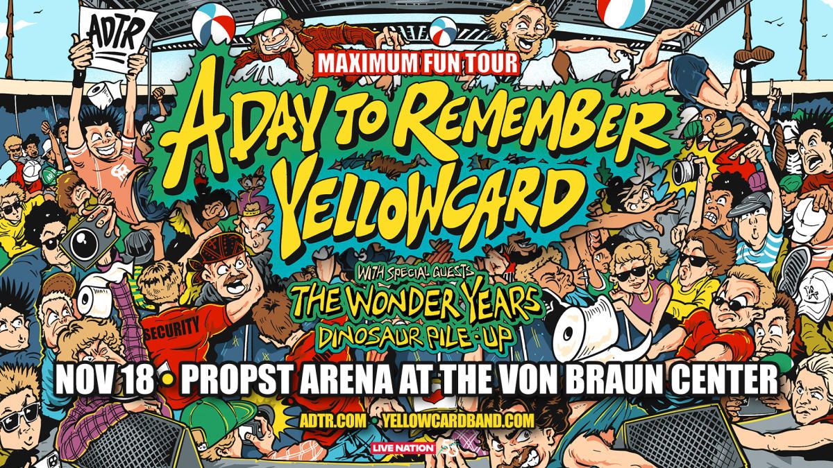 A Day To Remember and Yellowcard at Grossinger Motors Arena