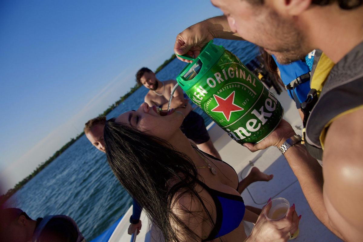 Party Boat + Jet ski + Banana Boat + Drinks Included + BYOB = Boat Party