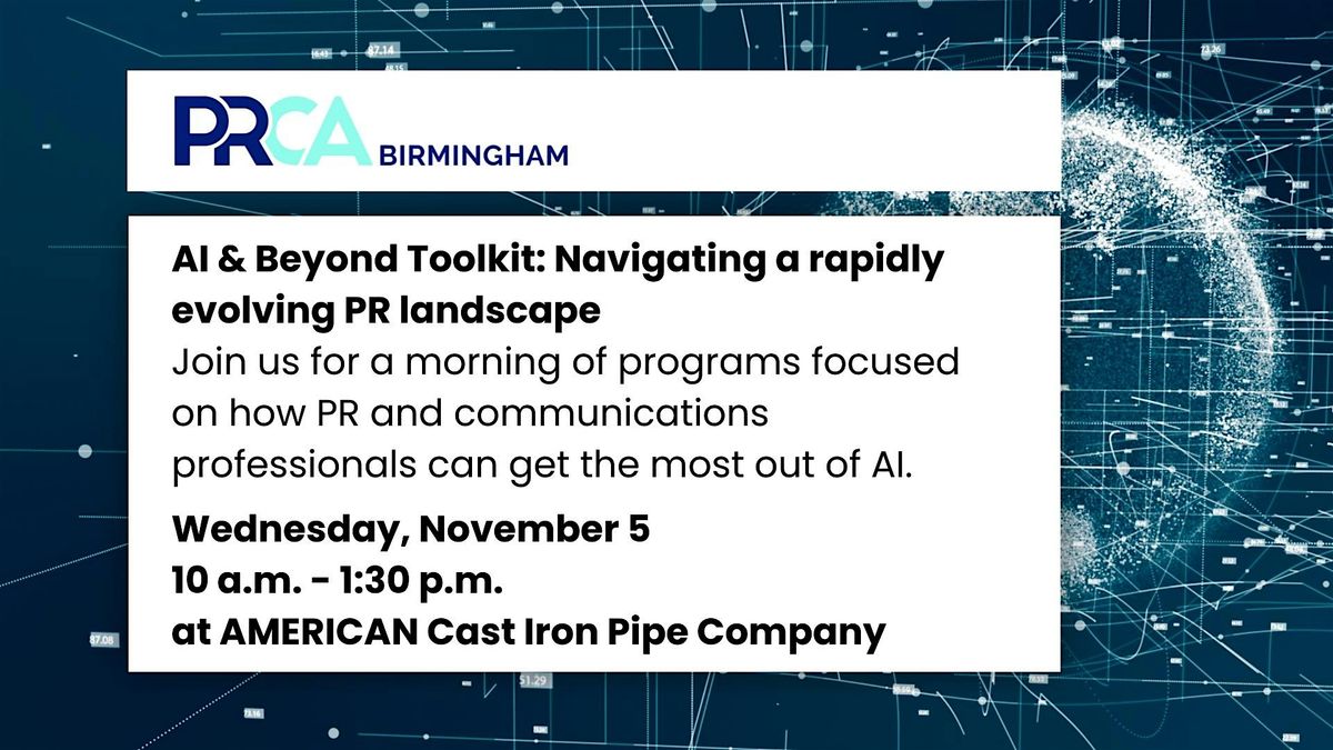 PRCA-B Toolkit: AI & Beyond, navigating a rapidly evolving PR landscape