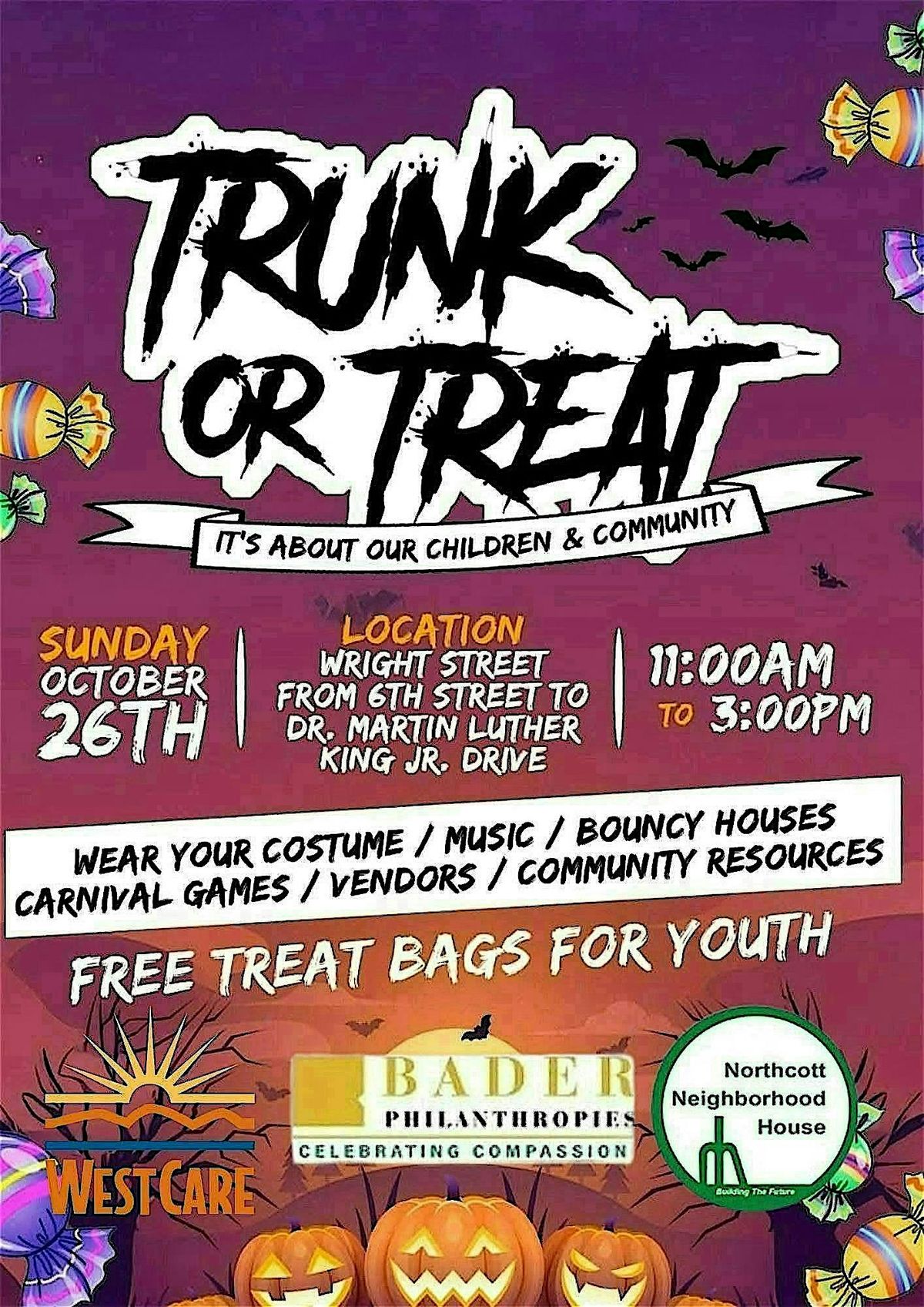 Trunk or Treat: It\u2019s About Our Children & Community!