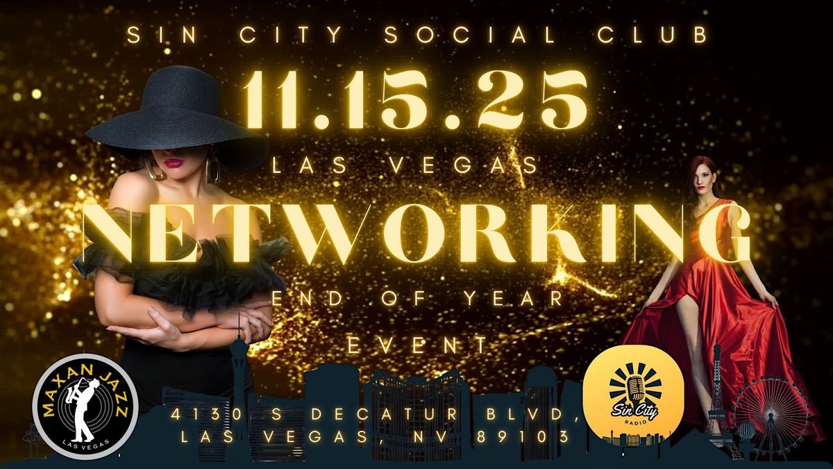 Las Vegas Networking and Sushi at Maxan Jazz