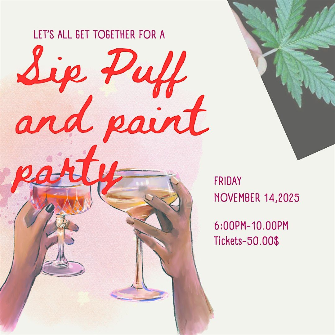 Puff, Sip and Paint