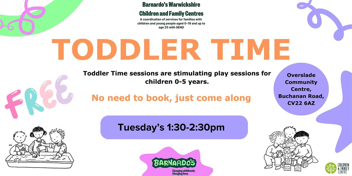 Toddler Time - Overslade Community Centre DROP-IN - no booking required
