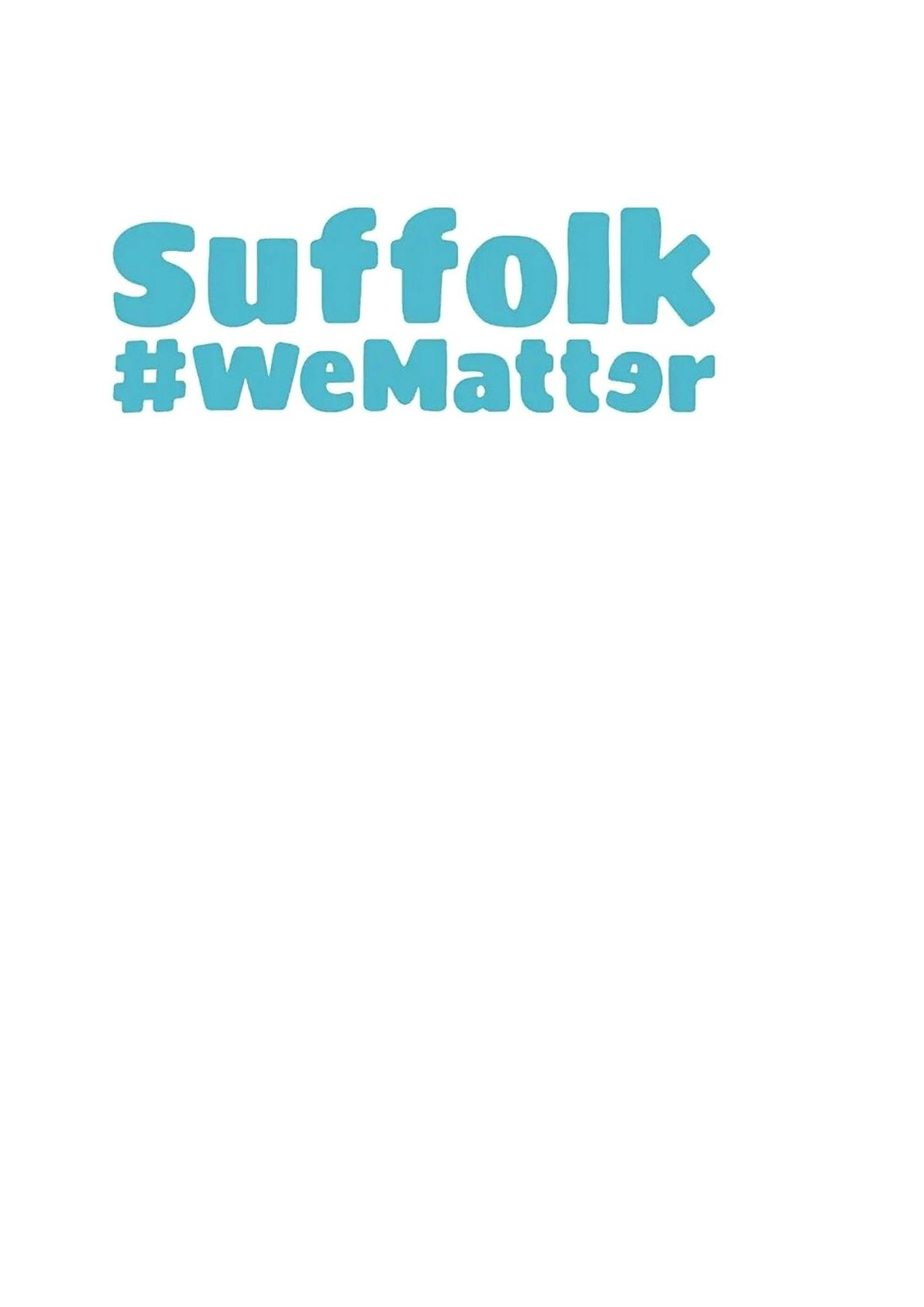 Suffolk#WeMatter Training Event