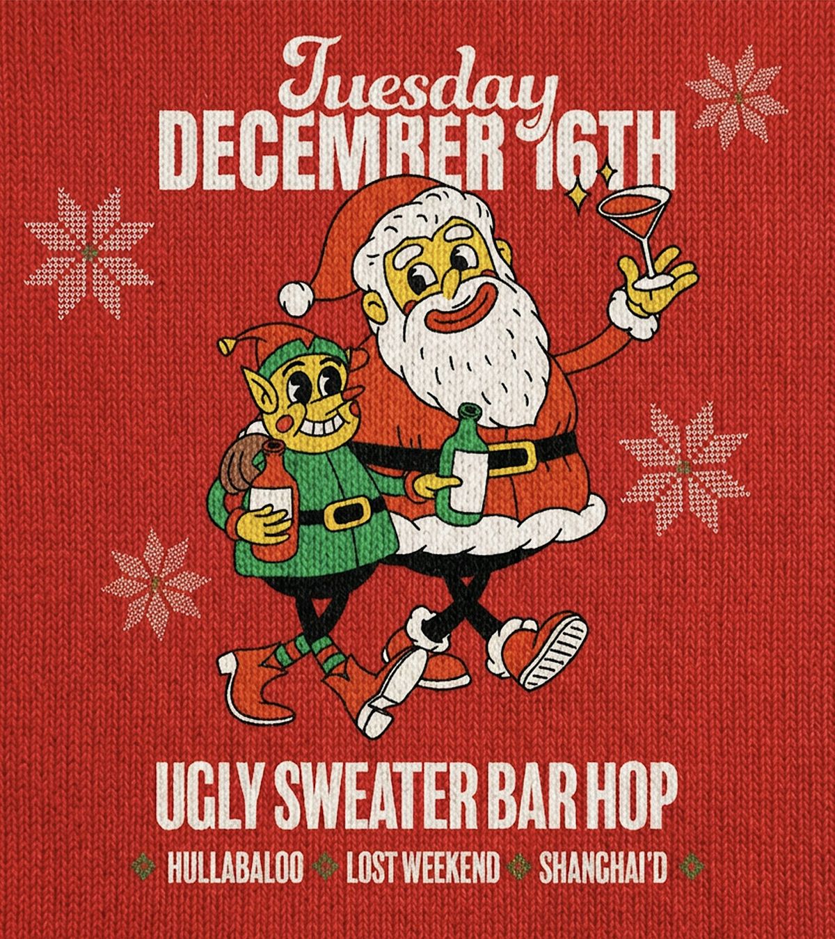 UGLY SWEATER BAR HOP