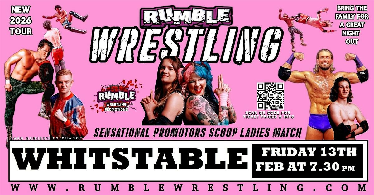 Rumble Wrestling comes to Whitstable with LADIES ACTION