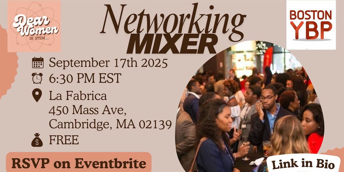 Dear Women in STEM x Boston YBP Networking Mixer