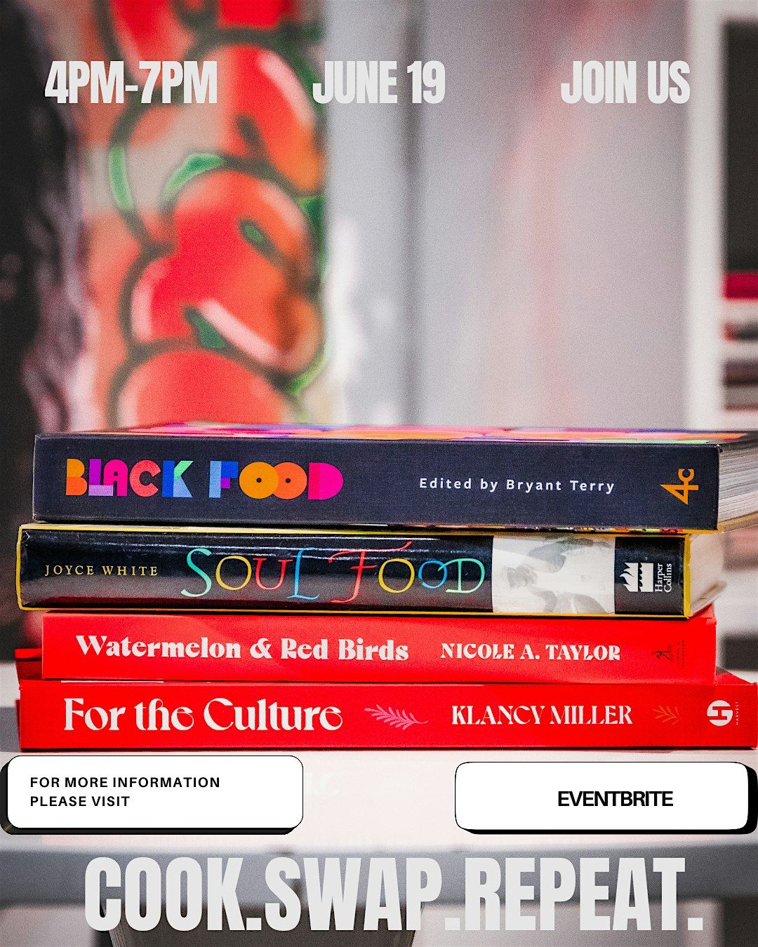 Cook. Swap. Repeat. Cookbook club get-together