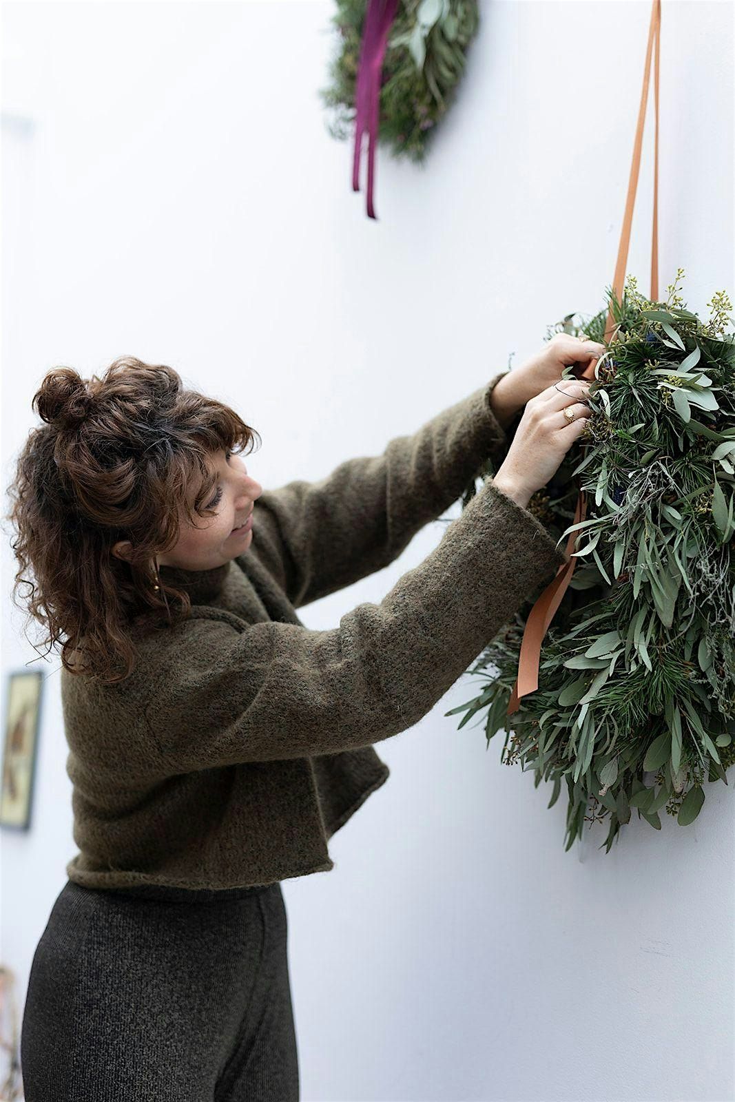 christmas wreath making @Maison ELLE Amsterdam