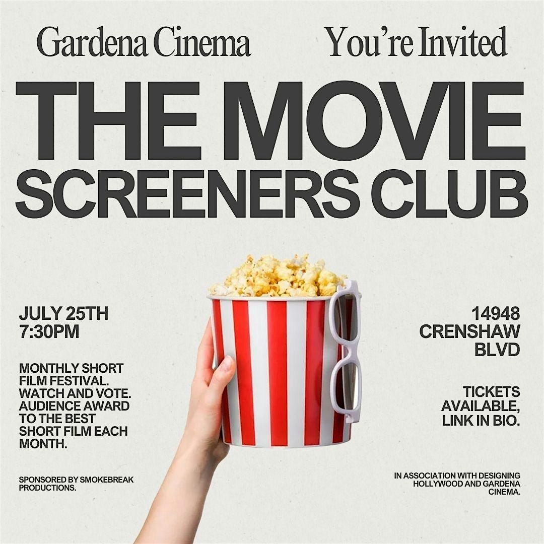 2025 MOVIE SCREENERS CLUB Championship (Thu. 12\/18) 7:30pm