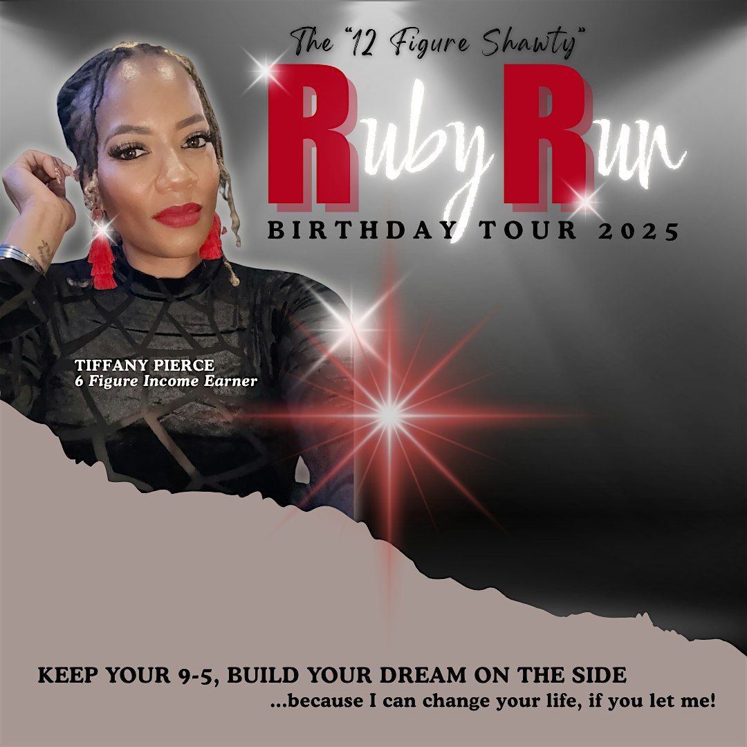 Ruby Run Tour: Keep Your 9-5, Build Your Dream on the Side (New Bern, NC)
