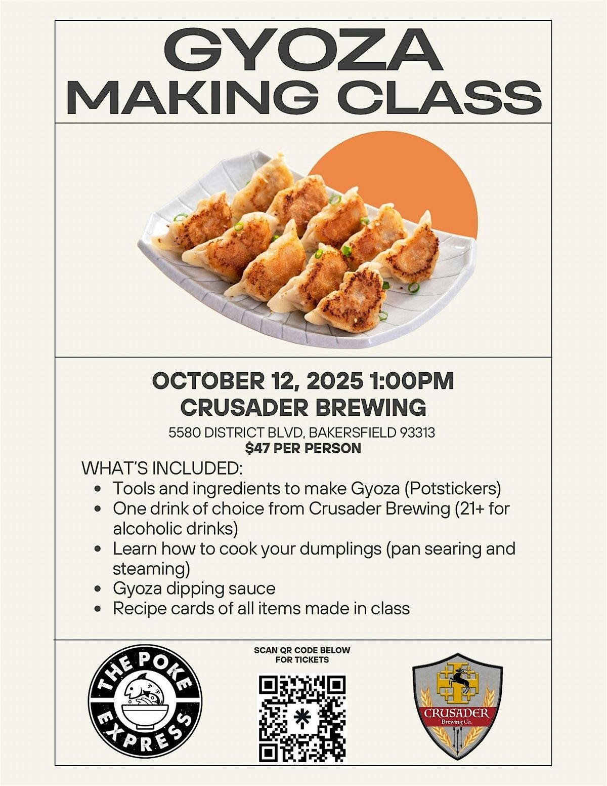 Gyoza Making Class