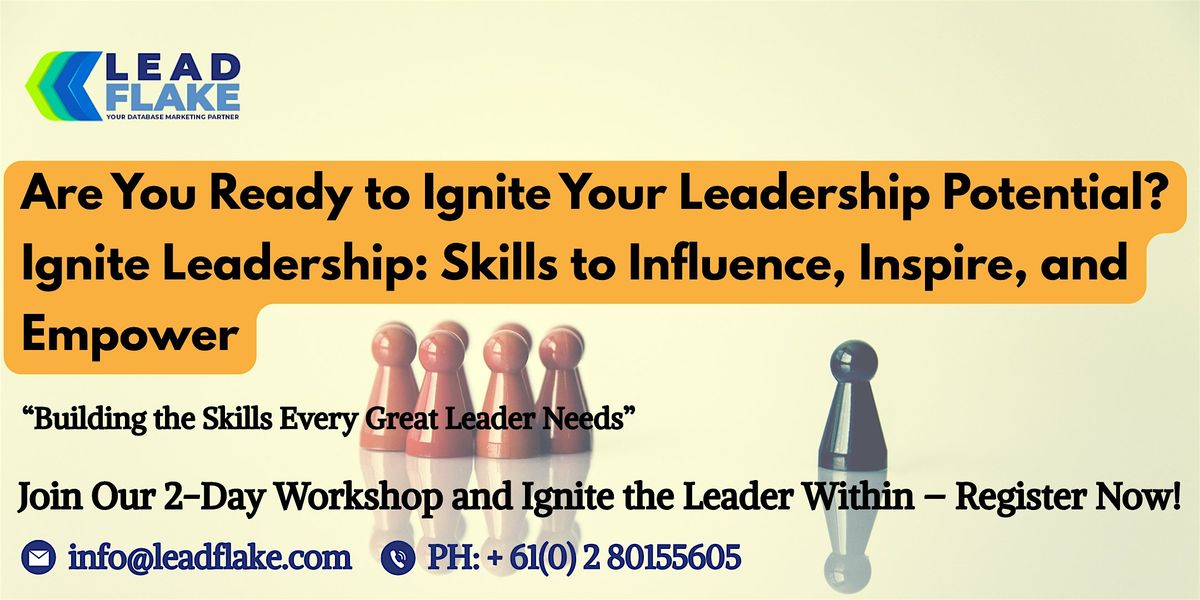 Essentials of Leadership Mastery Workshop in Wellington