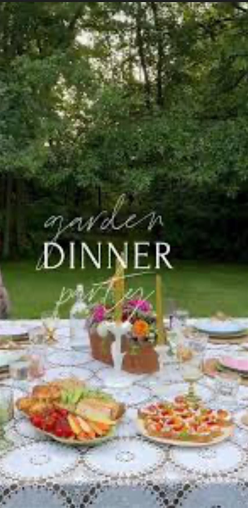 Garden Dinner Party