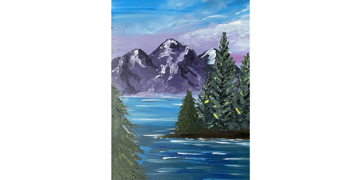 Happy Trees and Mtns - Paint and Sip in Portland | Classpop!\u2122