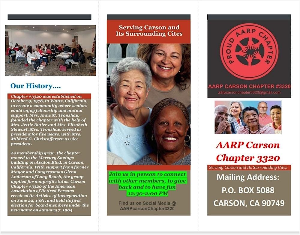 AARP CARSON CAHPTER #3320