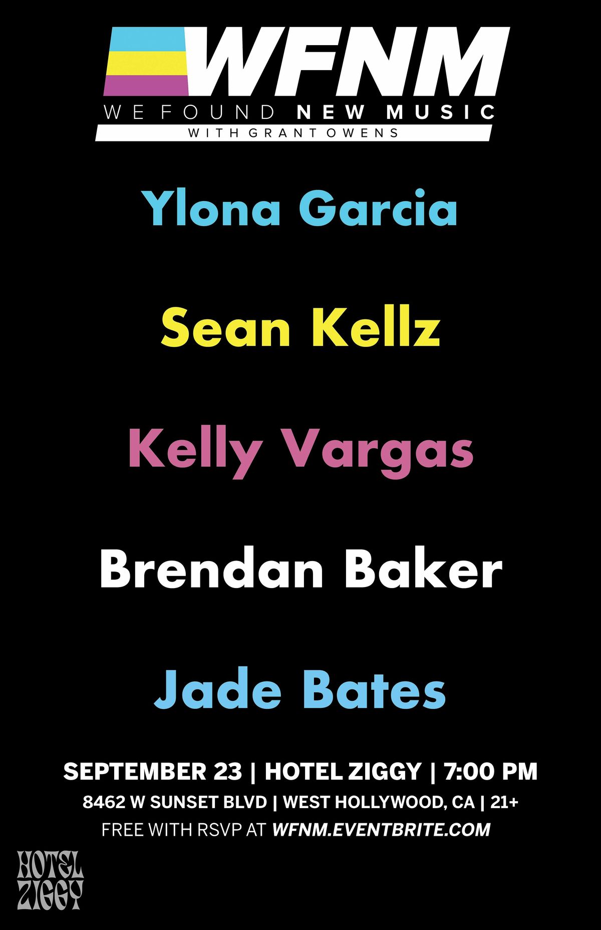 Ylona Garcia, Sean Kellz, Kelly Vargas, Brendan Baker, Jade Bates