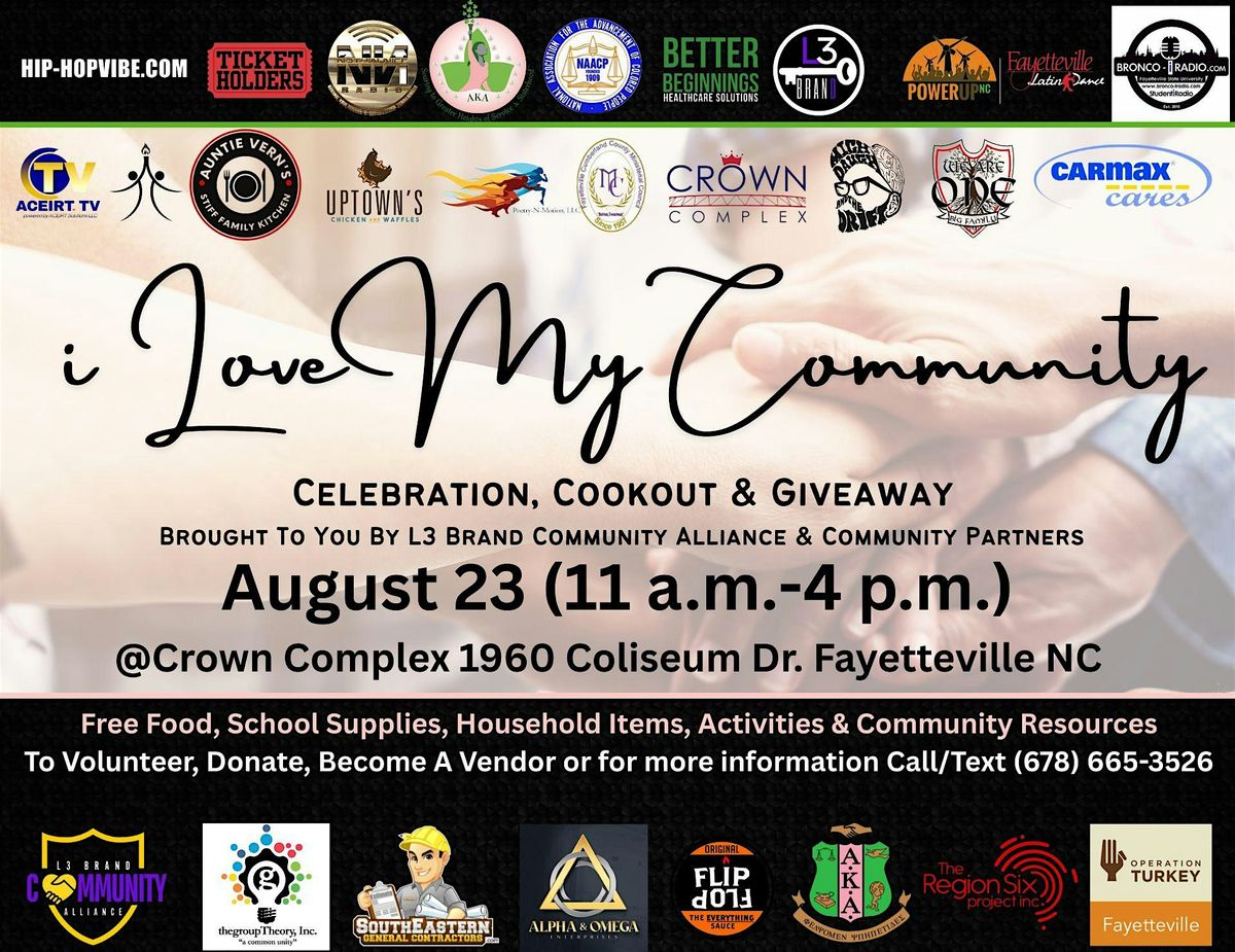5th Annual I Love My Community Cookout and Giveaway
